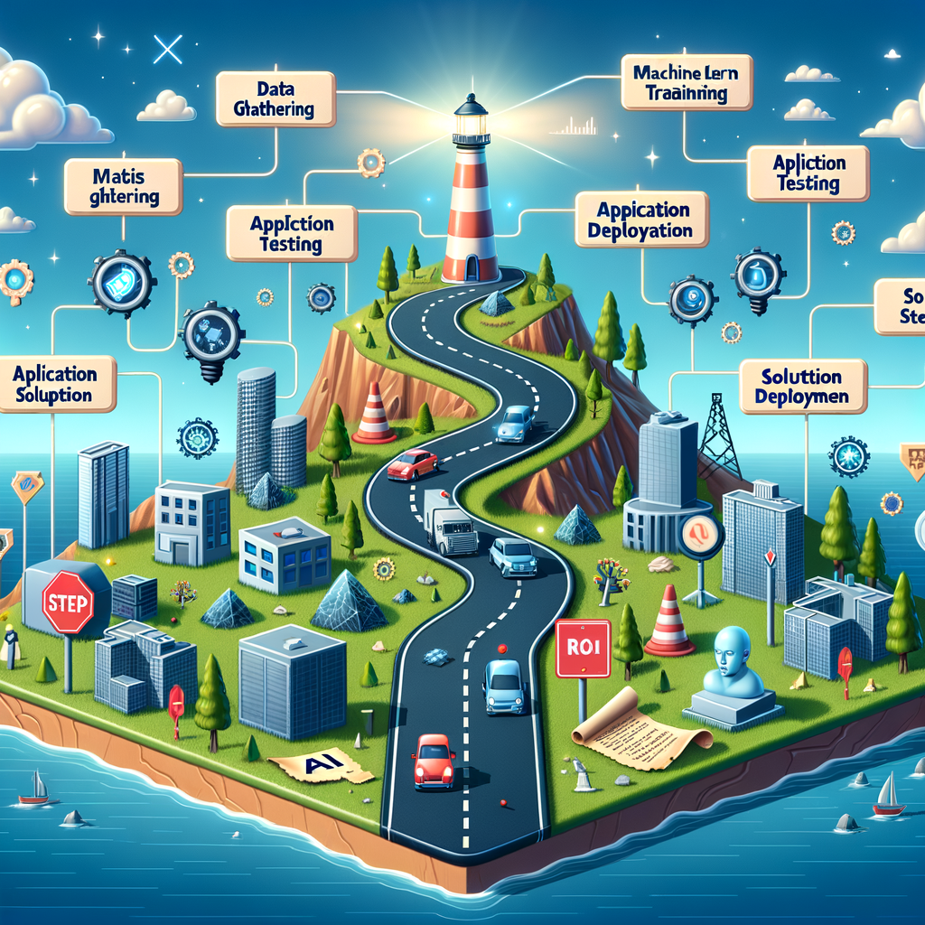 Diverse professionals collaborating in a modern office, representing AI implementation for companies