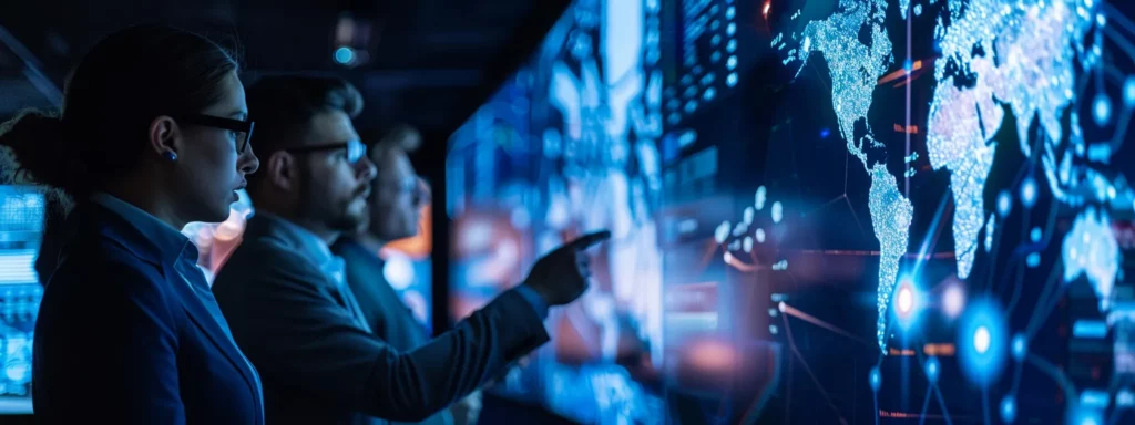 a dynamic sales team engages in an interactive workshop, surrounded by vibrant visuals of ai tools and futuristic analytics, highlighting the transformative power of machine learning in enhancing sales processes.