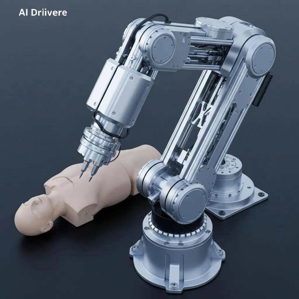 A well-designed AI whitepaper on a desk with a laptop and coffee